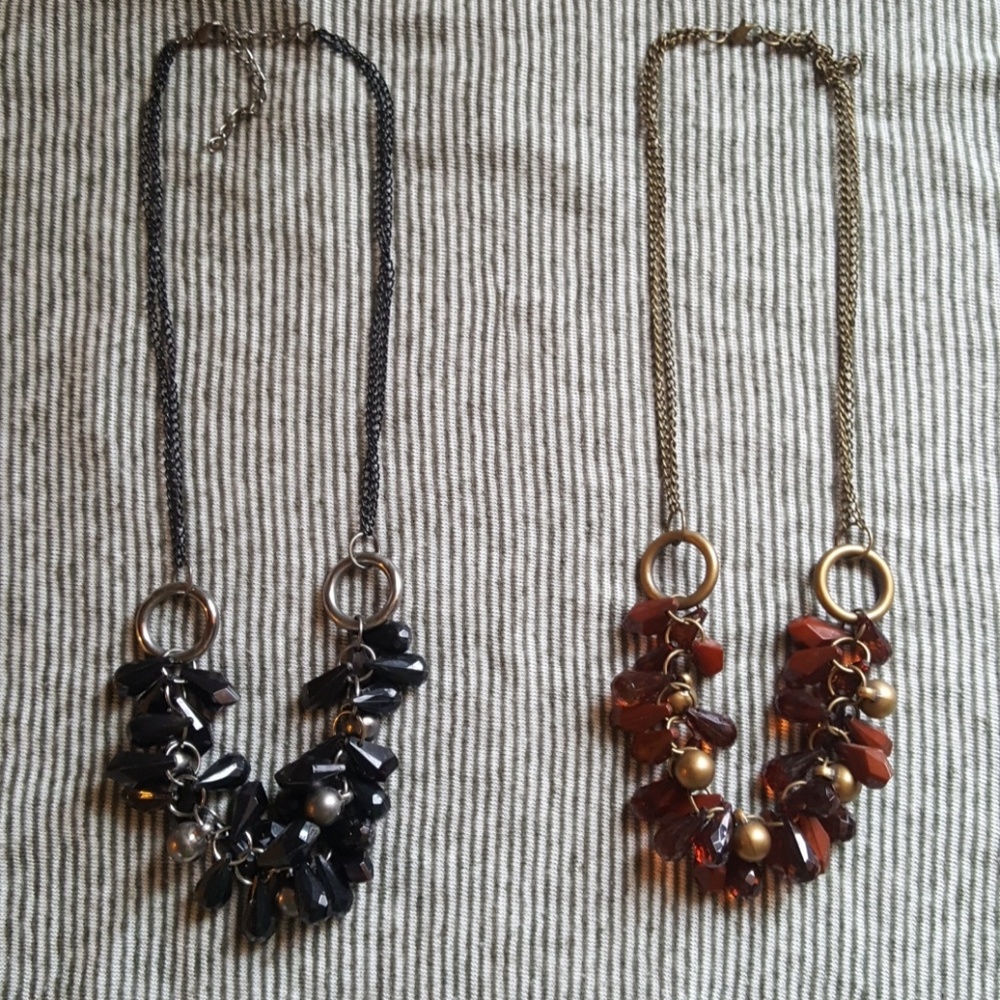 Black and Brown combo necklace